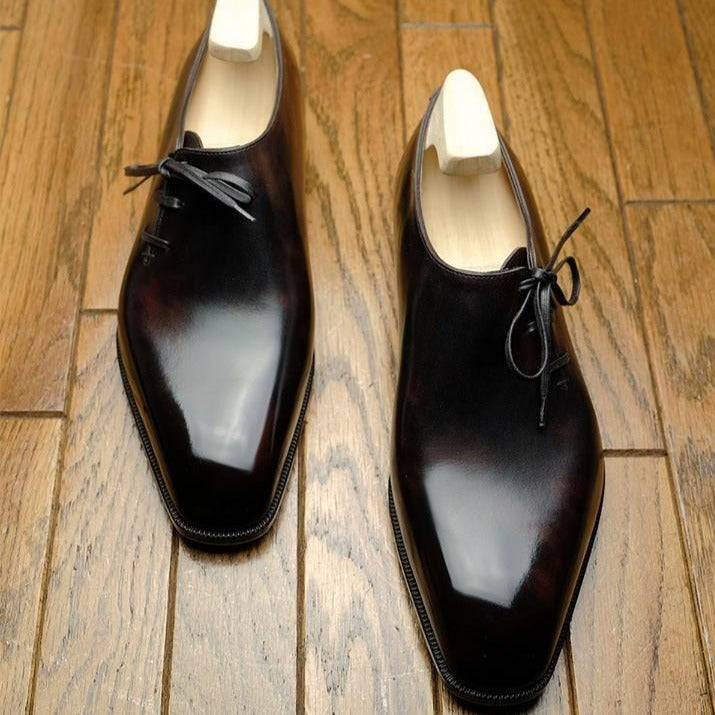 Men's all-match slip-on leather shoes